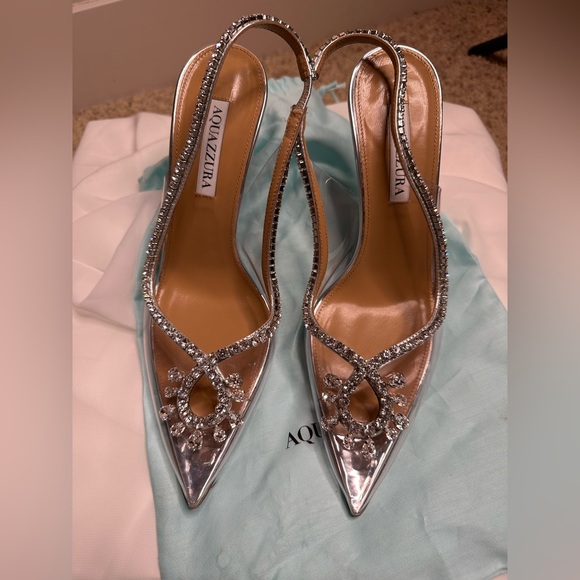 Aquazzura Shoes - Aquazzura Seduction Crystal Pump 105